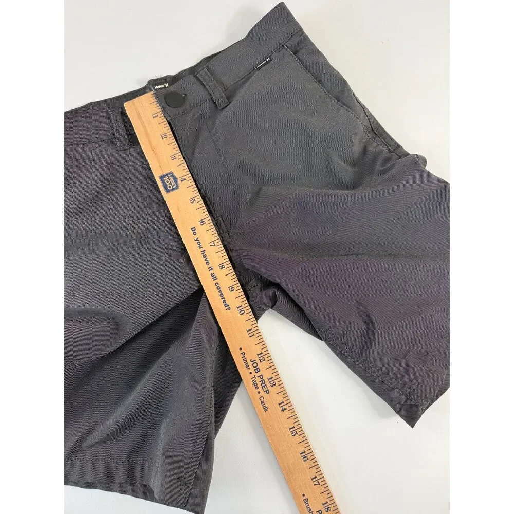 Hurley Boys Dark Gray Shorts Size 14